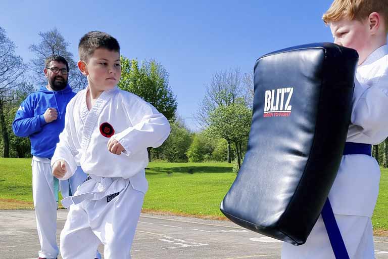 Kids Karate punching soft Blitz training pad